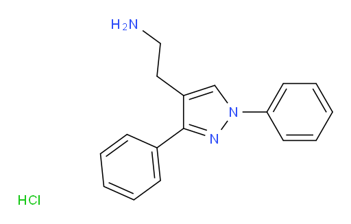 2-(1,3-diphenyl-1H-pyrazol-4-yl)ethan-1-amine hydrochloride