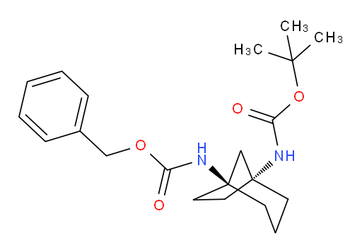 rac-benzyl N-[(1R,5S)-5-{[(tert-butoxy)carbonyl]amino}bicyclo[3.2.1]octan-1-yl]carbamate