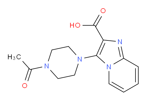 3-(4-acetylpiperazin-1-yl)imidazo[1,2-a]pyridine-2-carboxylic acid