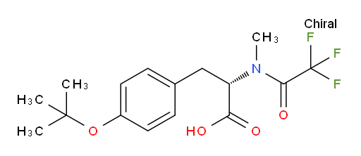 (2S)-3-[4-(tert-butoxy)phenyl]-2-(2,2,2-trifluoro-N-methylacetamido)propanoic acid