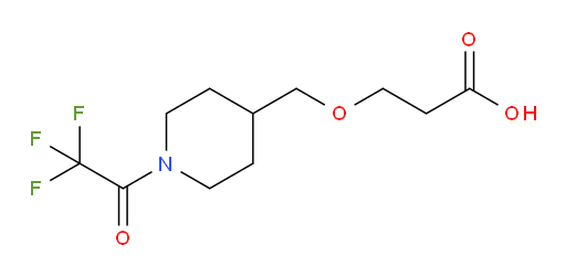 3-{[1-(2,2,2-trifluoroacetyl)piperidin-4-yl]methoxy}propanoic acid