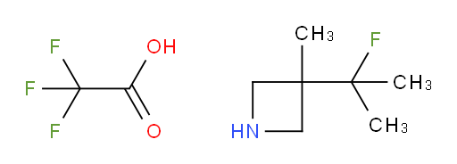 3-(2-fluoropropan-2-yl)-3-methylazetidine, trifluoroacetic acid