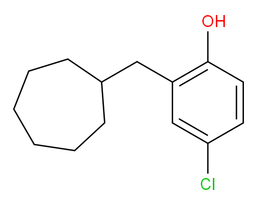 4-chloro-2-(cycloheptylmethyl)phenol