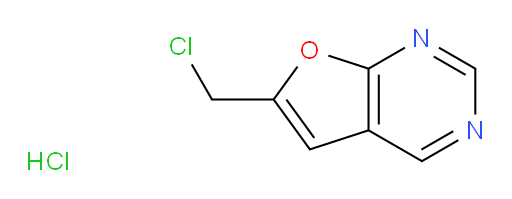 6-(chloromethyl)furo[2,3-d]pyrimidine hydrochloride
