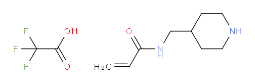 N-[(piperidin-4-yl)methyl]prop-2-enamide, trifluoroacetic acid
