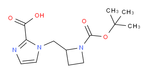 1-({1-[(tert-butoxy)carbonyl]azetidin-2-yl}methyl)-1H-imidazole-2-carboxylic acid