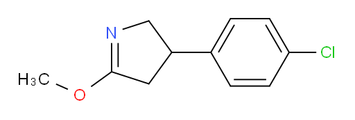 3-(4-chlorophenyl)-5-methoxy-3,4-dihydro-2H-pyrrole