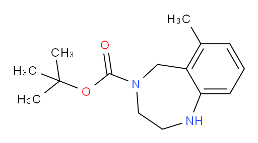 tert-butyl 6-methyl-2,3,4,5-tetrahydro-1H-1,4-benzodiazepine-4-carboxylate
