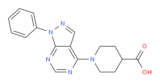 1-{1-phenyl-1H-pyrazolo[3,4-d]pyrimidin-4-yl}piperidine-4-carboxylic acid