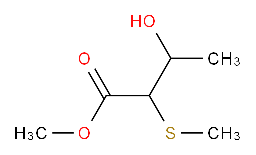 methyl 3-hydroxy-2-(methylsulfanyl)butanoate