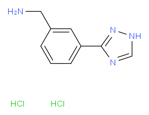 [3-(1H-1,2,4-triazol-3-yl)phenyl]methanamine dihydrochloride