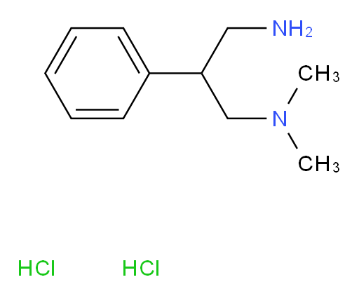 (3-amino-2-phenylpropyl)dimethylamine dihydrochloride