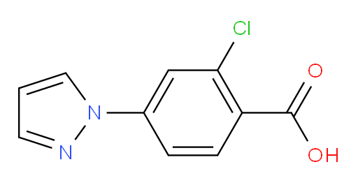 2-chloro-4-(1H-pyrazol-1-yl)benzoic acid