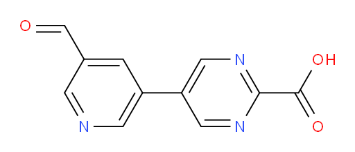 5-(5-formylpyridin-3-yl)pyrimidine-2-carboxylic acid