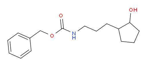 benzyl N-[3-(2-hydroxycyclopentyl)propyl]carbamate