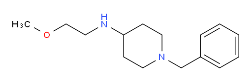 1-benzyl-N-(2-methoxyethyl)piperidin-4-amine
