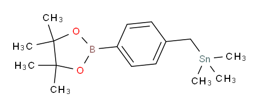 trimethyl(4-(4,4,5,5-tetramethyl-1,3,2-dioxaborolan-2-yl)benzyl)stannane