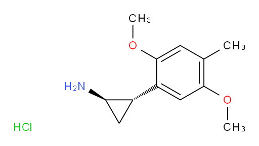 rac-(1R,2S)-2-(2,5-dimethoxy-4-methylphenyl)cyclopropan-1-amine hydrochloride