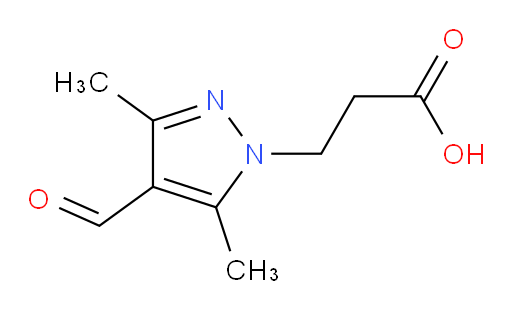 3-(4-formyl-3,5-dimethyl-1H-pyrazol-1-yl)propanoic acid