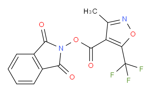 1,3-dioxo-2,3-dihydro-1H-isoindol-2-yl 3-methyl-5-(trifluoromethyl)-1,2-oxazole-4-carboxylate