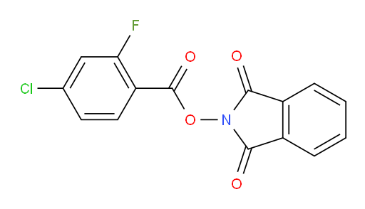 1,3-dioxo-2,3-dihydro-1H-isoindol-2-yl 4-chloro-2-fluorobenzoate