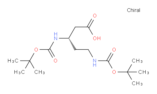 (3S)-3,5-bis({[(tert-butoxy)carbonyl]amino})pentanoic acid