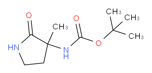 tert-butyl N-(3-methyl-2-oxopyrrolidin-3-yl)carbamate