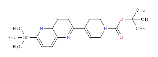 tert-butyl 4-(6-(trimethylstannyl)-1,5-naphthyridin-2-yl)-5,6-dihydropyridine-1(2H)-carboxylate