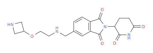 5-({[2-(azetidin-3-yloxy)ethyl]amino}methyl)-2-(2,6-dioxopiperidin-3-yl)-2,3-dihydro-1H-isoindole-1,3-dione
