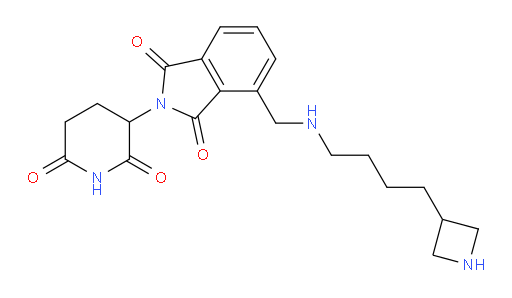 4-({[4-(azetidin-3-yl)butyl]amino}methyl)-2-(2,6-dioxopiperidin-3-yl)-2,3-dihydro-1H-isoindole-1,3-dione