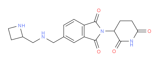 5-({[(azetidin-2-yl)methyl]amino}methyl)-2-(2,6-dioxopiperidin-3-yl)-2,3-dihydro-1H-isoindole-1,3-dione