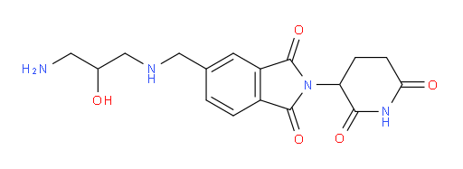 5-{[(3-amino-2-hydroxypropyl)amino]methyl}-2-(2,6-dioxopiperidin-3-yl)-2,3-dihydro-1H-isoindole-1,3-dione