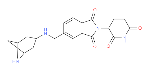 5-[({6-azabicyclo[3.1.1]heptan-3-yl}amino)methyl]-2-(2,6-dioxopiperidin-3-yl)-2,3-dihydro-1H-isoindole-1,3-dione
