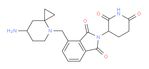 4-({7-amino-4-azaspiro[2.5]octan-4-yl}methyl)-2-(2,6-dioxopiperidin-3-yl)-2,3-dihydro-1H-isoindole-1,3-dione