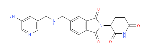 5-({[(5-aminopyridin-3-yl)methyl]amino}methyl)-2-(2,6-dioxopiperidin-3-yl)-2,3-dihydro-1H-isoindole-1,3-dione