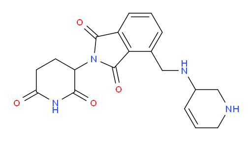 2-(2,6-dioxopiperidin-3-yl)-4-{[(1,2,3,6-tetrahydropyridin-3-yl)amino]methyl}-2,3-dihydro-1H-isoindole-1,3-dione