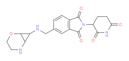 2-(2,6-dioxopiperidin-3-yl)-5-[({2-oxa-5-azabicyclo[4.1.0]heptan-7-yl}amino)methyl]-2,3-dihydro-1H-isoindole-1,3-dione