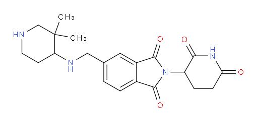 5-{[(3,3-dimethylpiperidin-4-yl)amino]methyl}-2-(2,6-dioxopiperidin-3-yl)-2,3-dihydro-1H-isoindole-1,3-dione