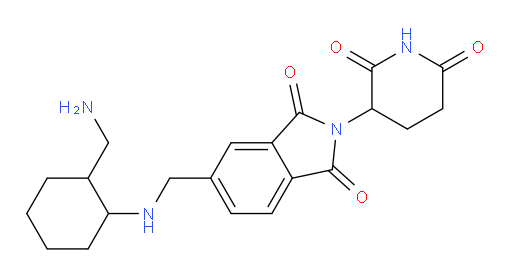 5-({[2-(aminomethyl)cyclohexyl]amino}methyl)-2-(2,6-dioxopiperidin-3-yl)-2,3-dihydro-1H-isoindole-1,3-dione