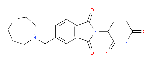 5-[(1,4-diazepan-1-yl)methyl]-2-(2,6-dioxopiperidin-3-yl)-2,3-dihydro-1H-isoindole-1,3-dione