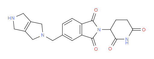 2-(2,6-dioxopiperidin-3-yl)-5-({1H,2H,3H,4H,5H,6H-pyrrolo[3,4-c]pyrrol-2-yl}methyl)-2,3-dihydro-1H-isoindole-1,3-dione