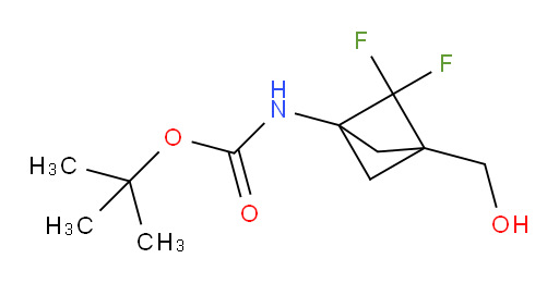 tert-butyl N-[2,2-difluoro-3-(hydroxymethyl)bicyclo[1.1.1]pentan-1-yl]carbamate