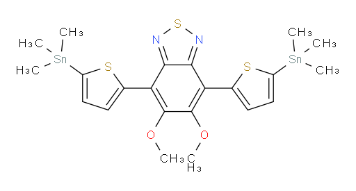 5,6-dimethoxy-4,7-bis(5-(trimethylstannyl)thiophen-2-yl)benzo[c][1,2,5]thiadiazole