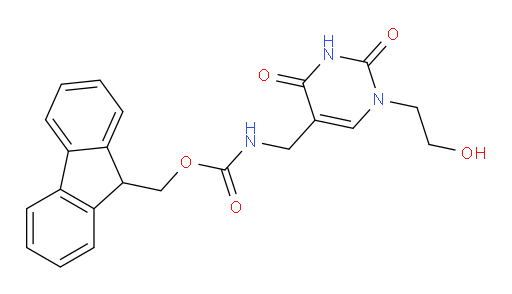 (9H-fluoren-9-yl)methyl N-{[1-(2-hydroxyethyl)-2,4-dioxo-1,2,3,4-tetrahydropyrimidin-5-yl]methyl}carbamate