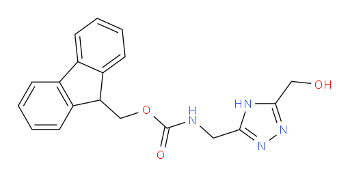 (9H-fluoren-9-yl)methyl N-{[5-(hydroxymethyl)-4H-1,2,4-triazol-3-yl]methyl}carbamate