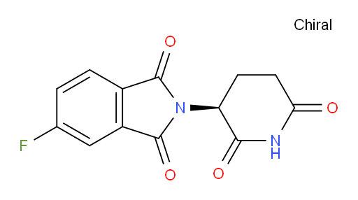 2-[(3S)-2,6-dioxopiperidin-3-yl]-5-fluoro-2,3-dihydro-1H-isoindole-1,3-dione