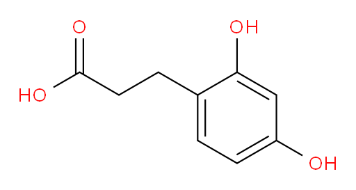 3-(2,4-dihydroxyphenyl)propanoic acid