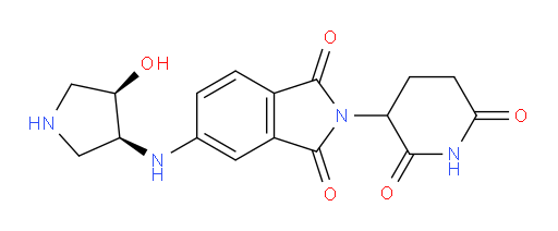rac-2-(2,6-dioxopiperidin-3-yl)-5-{[(3R,4S)-4-hydroxypyrrolidin-3-yl]amino}-2,3-dihydro-1H-isoindole-1,3-dione