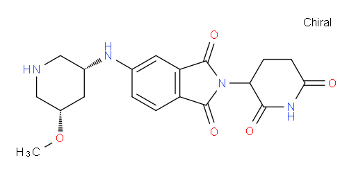 2-(2,6-dioxopiperidin-3-yl)-5-{[(3R,5S)-5-methoxypiperidin-3-yl]amino}-2,3-dihydro-1H-isoindole-1,3-dione