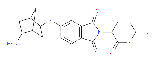 5-({5-aminobicyclo[2.2.1]heptan-2-yl}amino)-2-(2,6-dioxopiperidin-3-yl)-2,3-dihydro-1H-isoindole-1,3-dione